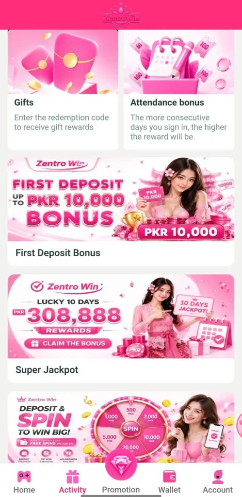  ZENTRO Win Game